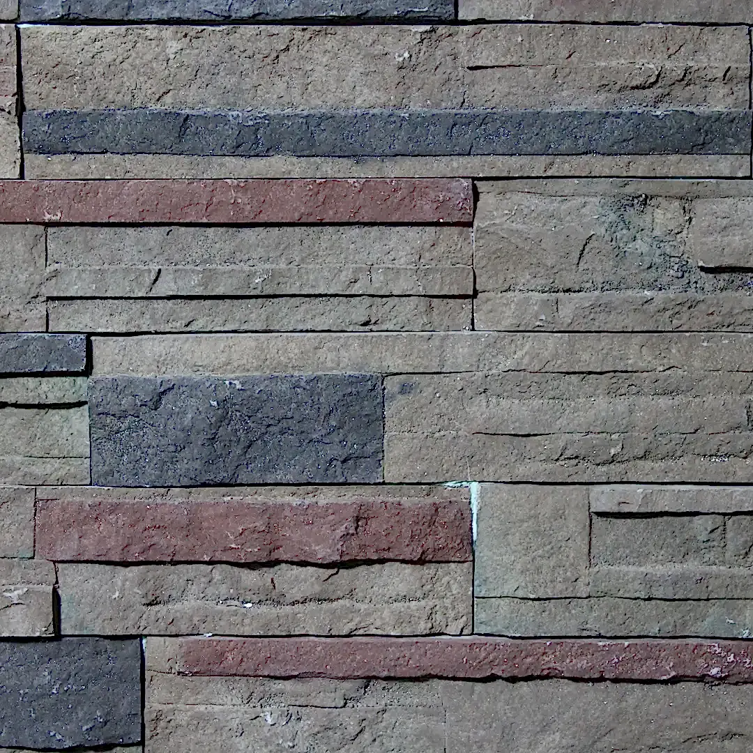 Dekoratif Kültür Taşı, Geçmeli Taş PS 7016